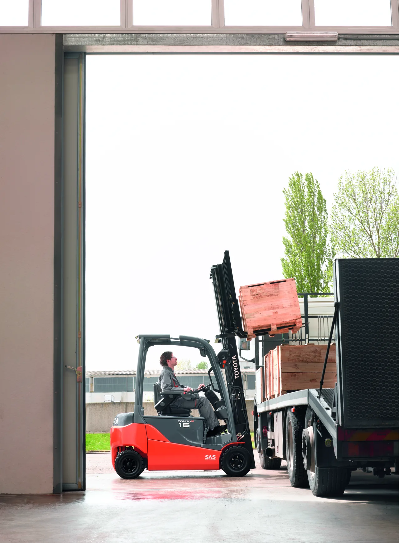 Lkw-Beladung in der Saisonspitze